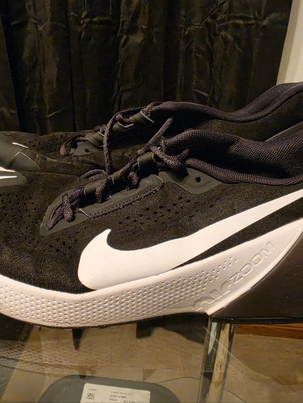 Nike Men’s Black and White Zoom Running Shoes